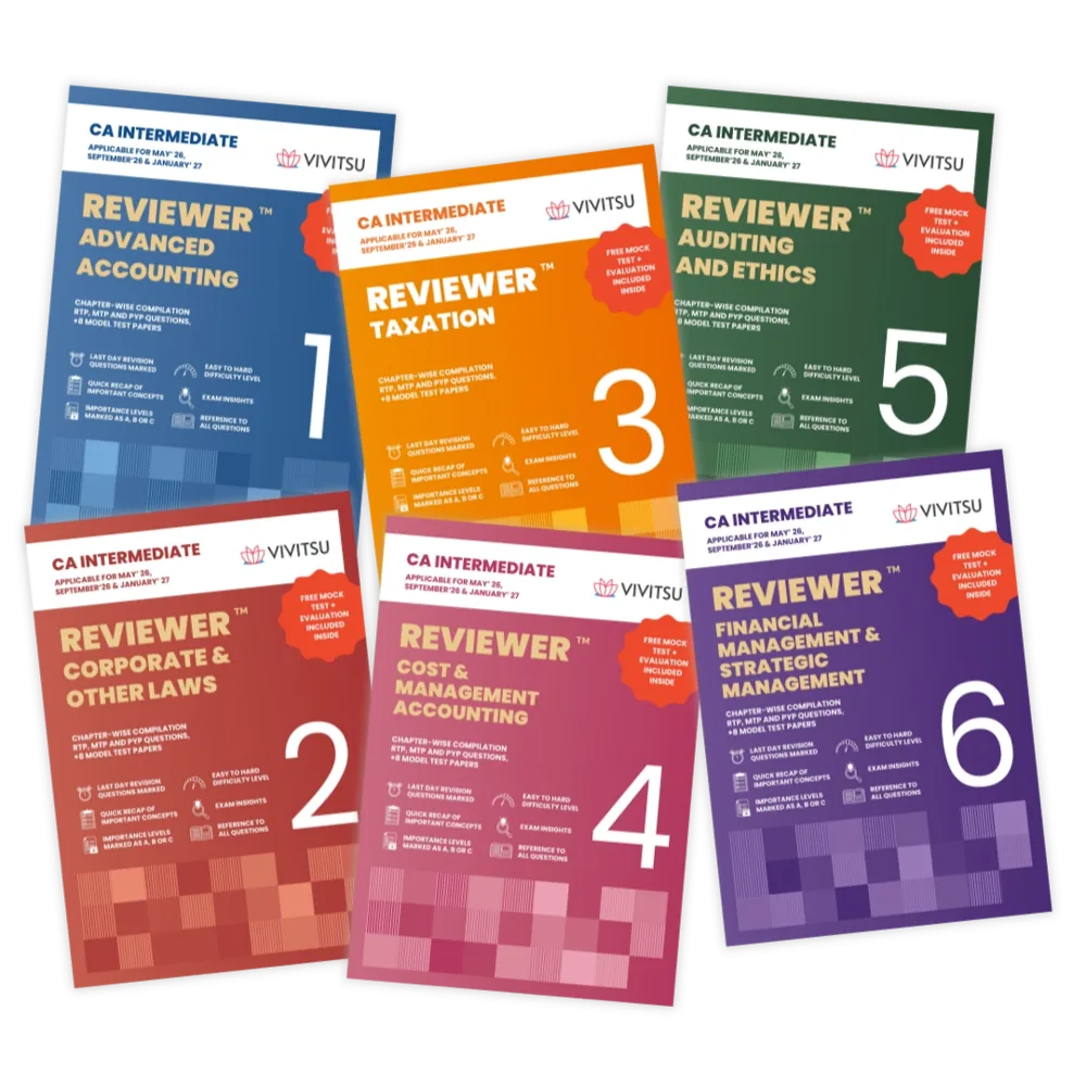 Vivitsu CA Intermediate Reviewers for all six papers